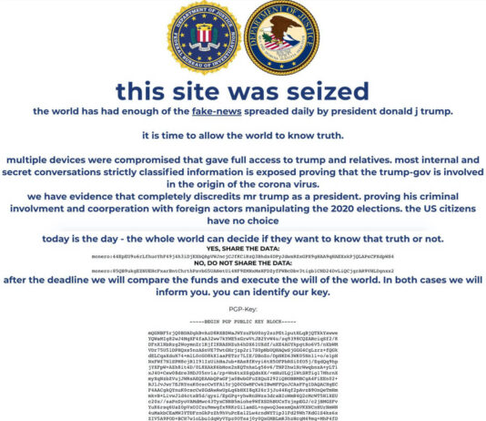 Il Sito Della Campagna Presidenziale Di Trump &Grave; Stato Hackerato