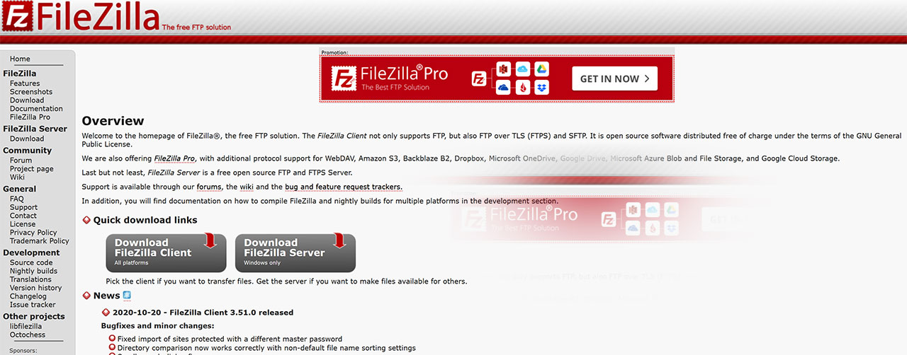 Client FTP Gratis: I Migliori 8 Per Mac e Windows Nel 2020: FileZilla