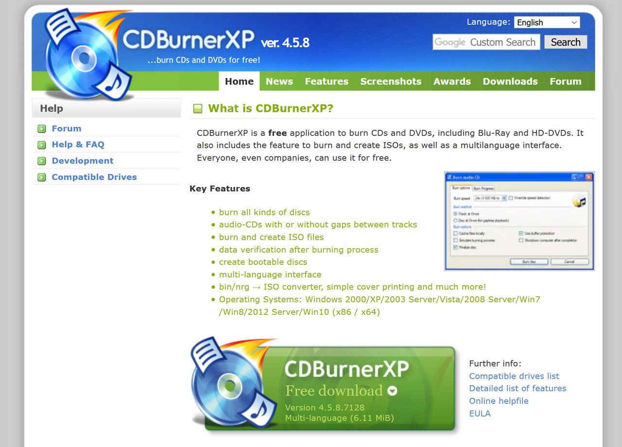 I Migliori Software Gratuiti Per Masterizzare DVD e CD Nel 2021: CDBurnerXP